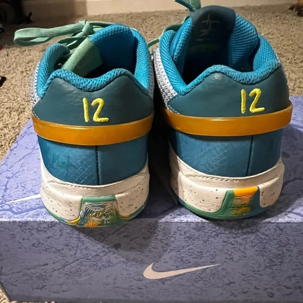 Nike Ja 1 'Water Battle' Blue Sneaker, Size 7Y / 8.5W